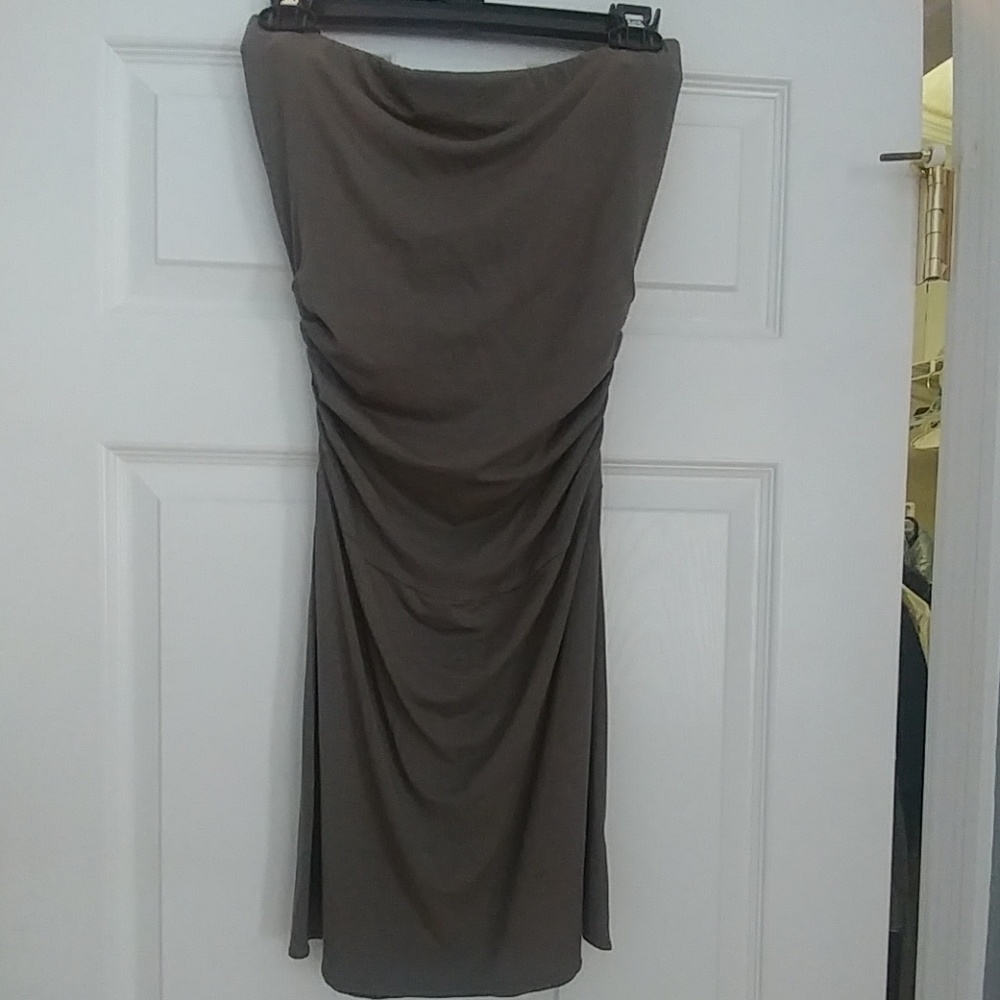 Strapless riller and fount dress